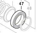 Roulement réf. 1 610 905 035 tube marteau perforateur BOSCH